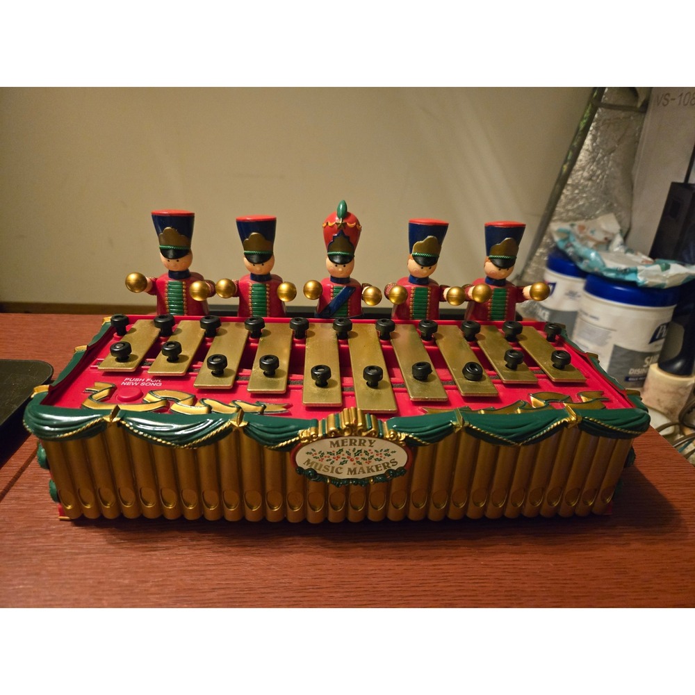 Mr Christmas Merry Music Makers Animated Toy Soldiers Xylophoneโ Musical Decor